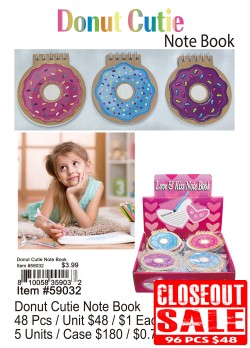 Donut Cutie Note Book